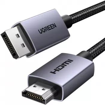 UGREEN HDMI to DisplayPort Active Converter Cable 4K 30Hz 3m Black