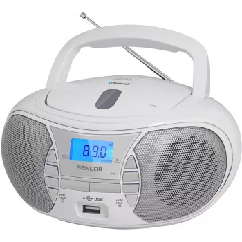 SENCOR SPT 2700WH CD/BT/MP3/USB/FM Radio Boombox White