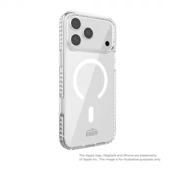 Eiger IceGrip MagSafe Case iPhone 18 Pro/17 Pro Transparent
