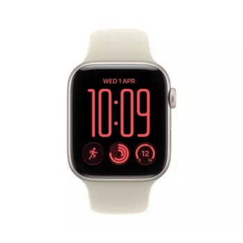 Apple Watch SE 3 GPS + Cellular 44 mm Aluminium Case Starlight with Sport Band Sand – M/L