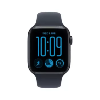 Apple Watch SE 3 GPS + Cellular 40 mm Aluminium Case Midnight with Sport Band Blue – S/M