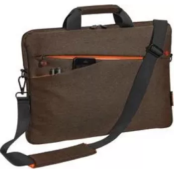PEDEA Fashion Laptop Bag 15.6 inch (39.6 cm), Brown