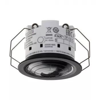 Jung KNX Presence Detector Mini Standard with Temperature Measurement, Secure IP (337001SDE)