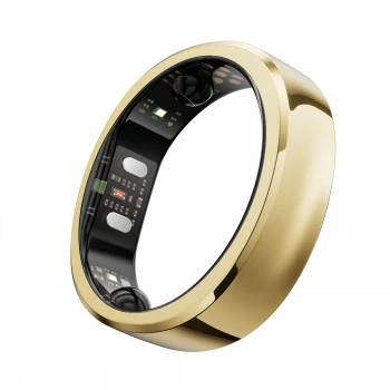 RingConn Gen 3 Smart Ring, IP68, Size 10, Matte Gold