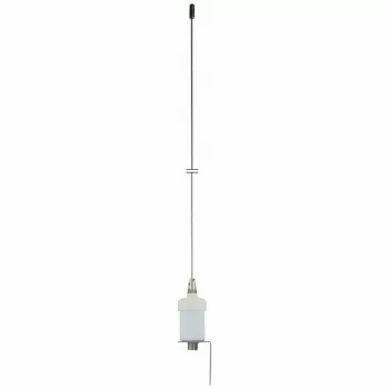 Albrecht Marine Masthead 3200 VHF Marine Radio Antenna, approx. 1 m, incl. Bracket, 18 m Cable, White (64130)