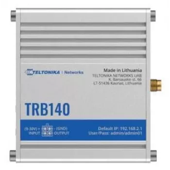Teltonika TRB140 gateway with housing, UK power supply (TRB140005000)