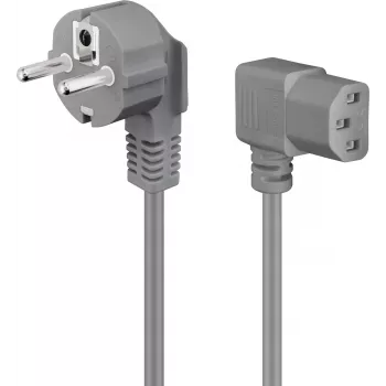 DSIT Power Cable Schuko to IEC C13, 2 m, Grey