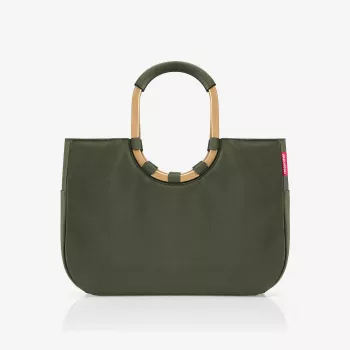 reisenthel loopshopper L Shopping Basket, forest gold, Water-Repellent, 25 L (OR5054)