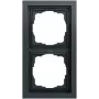 GIRA 021273 Cover Frame 2-gang Gira F200 Anthracite (Painted)