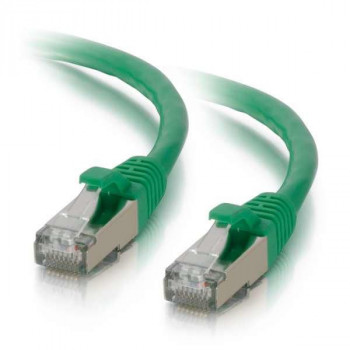 Mercodan Cat6a S/FTP Patch Cable RJ45, 20 m, Green