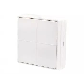 Shelly BLU Wall Switch 4 ZB Standalone Wireless Wall Switch with 4 Buttons