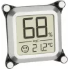 TFA Dostmann Humidor Thermo-/Hygrometer, Silver, 30.5056.54