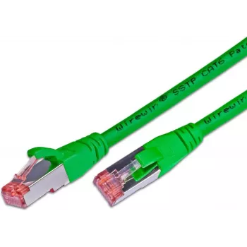 Wirewin Cat6a S/FTP patch cable, 5 m, green