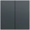 Gira System 70 Rocker 2-Gang, Anthracite Painted, 329573