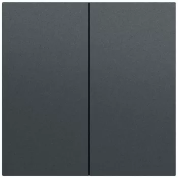 Gira System 70 Rocker 2-Gang, Anthracite Painted, 329573