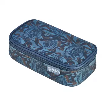 herlitz be.bag beatBox Pencil Pouch Camo Tiger, Polyester, XXL Zip Main Compartment