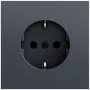 GIRA 418873 SCHUKO Socket System 70, Anthracite