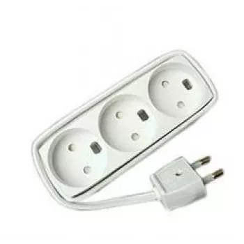 Mercodan Power Strip with 3 Sockets (980650)