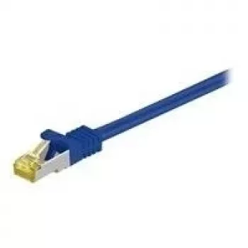 Wentronic Goobay Cat7 Patch Cable S/FTP (PiMF), 7.5 m, Blue, LSZH Halogen-Free, Copper, RJ45