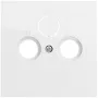 Gira System 70 Coaxial Antenna Outlet, Pure White (086970)