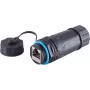 S/CONN RJ45 network patch cable coupler, Cat6, IP68, short version, outdoor (08-01048)