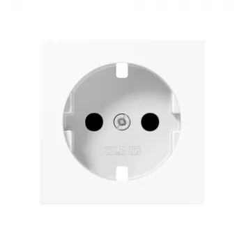 Jung A 1520 KIPL WW central plate for SCHUKO socket, alpine white