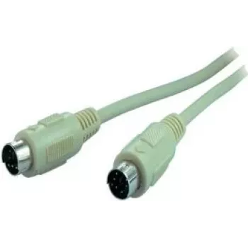 shiverpeaks BS78107-2 PS/2 cable 1.8 m 6-Pin mini-DIN grey