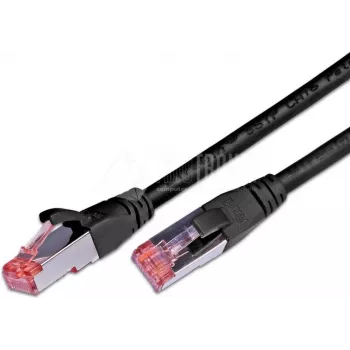 Wirewin Cat6 S/FTP Patch Cable, 0.25 m, Black