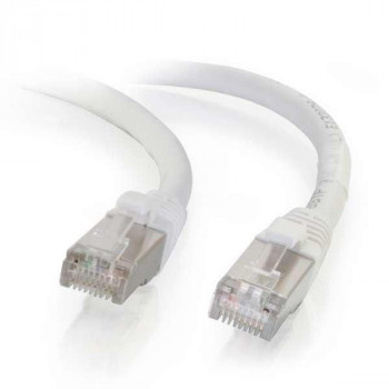 Mercodan Cat6a S/FTP Patch Cable RJ45, 7.5 m, White
