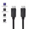 Qoltec DisplayPort cable, 1 m, 5K