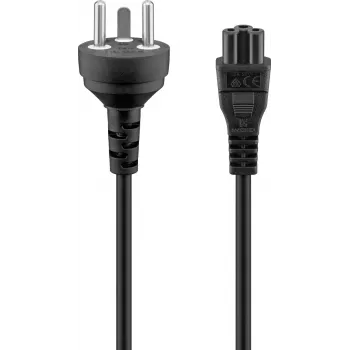 Goobay Power Cable, 2 m, Black (30857)