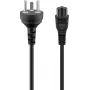 Goobay Power Cable, 2 m, Black (30857)