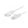 Lanberg Cat5e U/UTP Patch Cable RJ45, 0.25 m, White, 10-Pack