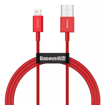 Baseus Superior Series USB-A to Lightning Cable, 2.4 A, 1 m, Red