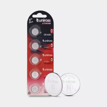 Uniross CR1620 3V Lithium Coin Cell - SP5