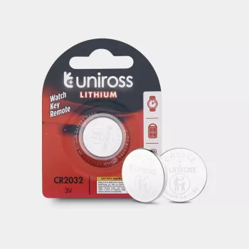 Uniross Lithium CR2032 Coin Cell Battery, 1 pc.