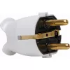 Kopp Plastic Safety Plug, for 3x1.5mm², Arctic White