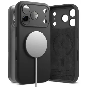 Ringke Silicone Magnetic MagSafe Case for iPhone 18 Pro Max, Black