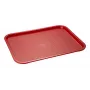 APS fast-food tray 350 x 270 mm, height 20 mm, polypropylene, red (530)