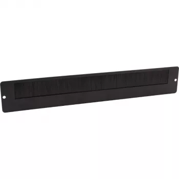 Getfort Brush Cable Entry for Wall Rack Cabinets, 340 mm, Black