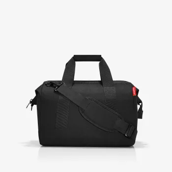 reisenthel allrounder M travel bag, synthetic fibre, black, 18 l (MS7003)