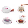 metaltex Cake Box, Height-Adjustable, 300 mm, White/Transparent