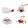 metaltex Cake Box, Height-Adjustable, 300 mm, White/Transparent