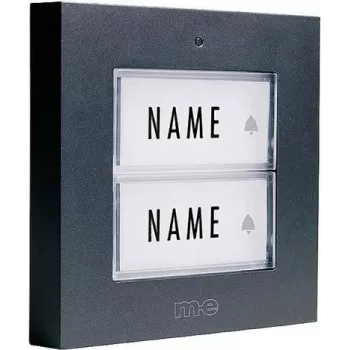 m-e modern-electronics 41273 Wireless Doorbell Transmitter with Name Plate