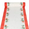 PAPSTAR Plain Christmas Trees Christmas table runner made of airlaid, on roll, dimensions: (W)400 mm x (L)24 m