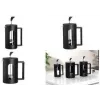 Ritzenhoff & Breker coffee maker ADANA, 0.8 l, black, made of borosilicate glass