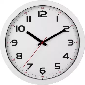 TFA Dostmann 60.3050.02 quartz wall clock 305 mm x 305 mm x 38 mm White