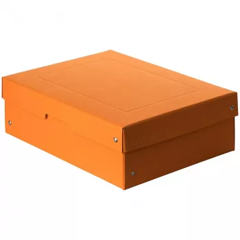 FALKEN PURE Storage Box 1250 Sheets Pastel Orange 24.0 x 32.0 x 10.0 cm
