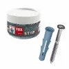 TOX AQUA STOP PRO 014271021 Wall Plug with Screws Ø 8 mm x 50 mm, 40 pcs.