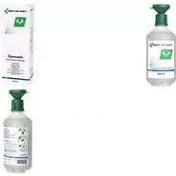 FIRST AID ONLY Wound and Eye Wash Bottle, 500 ml, Sterile Saline Solution 0.9%